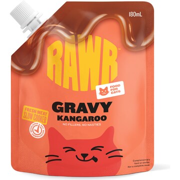 RAWR Food for Cats Kangaroo Gravy 180mL