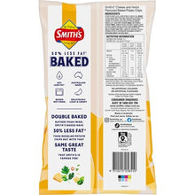 Smith's Crinkle Cut Baked Potato Chips Cheese & Herbs 130g