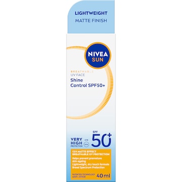 Nivea SPF 50+ UV Face Cream Shine Control Sunscreen 40mL