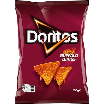 Doritos Corn Chips Spicy Buffalo Wings 150g