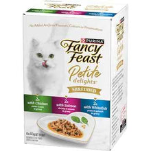 Fancy Feast Petite Delights Shredded Cat Food Mixed Variety 40g x 6 pack