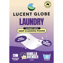 Lucent Globe Laundry Detergent Sheets Vanilla Lavender 35 pack