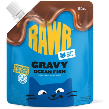 RAWR Food for Cats Ocean Fish Gravy 180mL