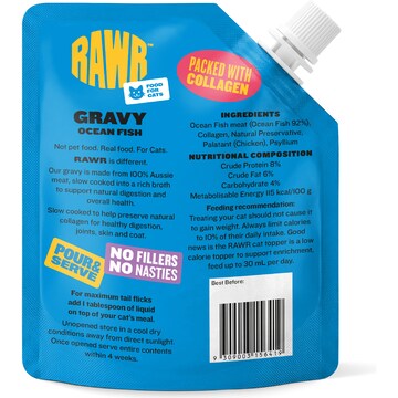 RAWR Food for Cats Ocean Fish Gravy 180mL