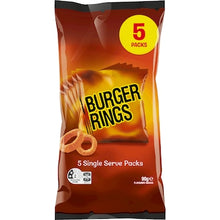 Burger Rings Snacks 90g 5 pack