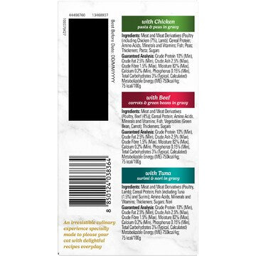 Fancy Feast Petite Delights Shredded Cat Food Chicken Beef & Tuna 40g x 6 pack