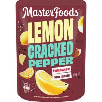 MasterFoods Recipe Base Lemon & Cracked Pepper 175g