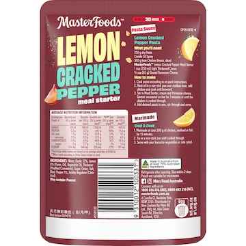 MasterFoods Recipe Base Lemon & Cracked Pepper 175g