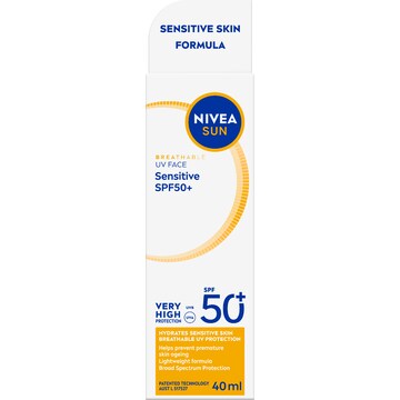Nivea Sun SPF 50+ UV Face Sensitive Sunscreen 40mL