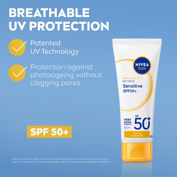 Nivea Sun SPF 50+ UV Face Sensitive Sunscreen 40mL