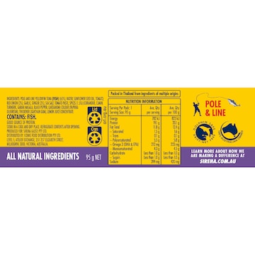 Sirena Tuna Mild Indian Curry 95g