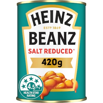 Heinz Baked Beans Salt Reduced 420g
