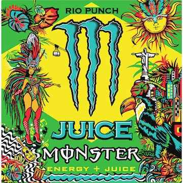 Monster Energy Drink Rio Punch Cans 500mL x 4 pack