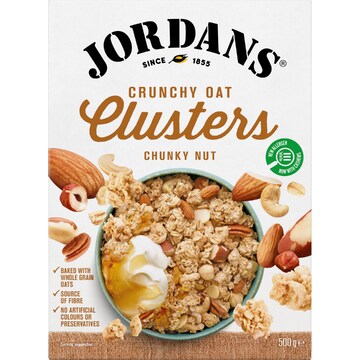 Jordans Crunchy Oat Clusters Chunky Nut 500g