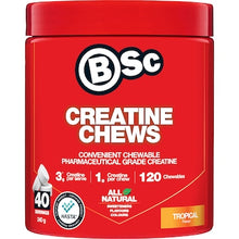 BSc Creatine Chews Tropical 120 pack