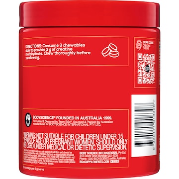 BSc Creatine Chews Tropical 120 pack