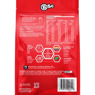 BSc Protein Powder Unflavoured 400g