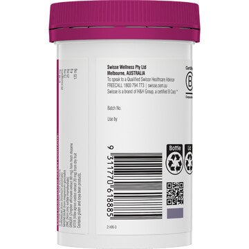 Swisse Magnesium + Hormone Support Tablets 60 pack