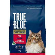 True Blue Freeze Dried Raw Coated Dry Cat Food Beef 1kg