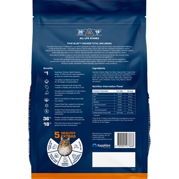 True Blue Freeze Dried Raw Coated Dry Cat Food Chicken 1kg