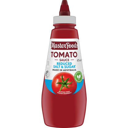 MasterFoods Reduced Salt & Sugar Tomato Sauce 475ml