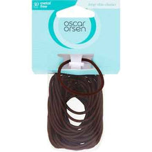 Oscar Orsen Large Thin Hair Elastics Brown 30 pack