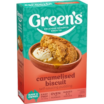 Green's Pudding Mix Caramelised Biscuit 260g