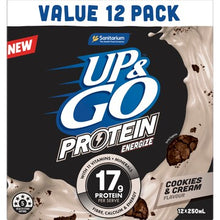 Up&Go Protein Energize Liquid Breakfast Cookies & Cream 250mL x 12 pack