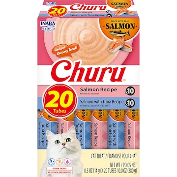 Churu Puree Cat Treats Salmon Variety 14g x 20 pack