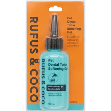 Rufus & Coco Pet Dental Tartar Softening Gel 120mL