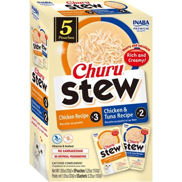 Churu Stew Wet Cat Food Chicken Variety 30g x 5 pack