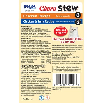 Churu Stew Wet Cat Food Chicken Variety 30g x 5 pack