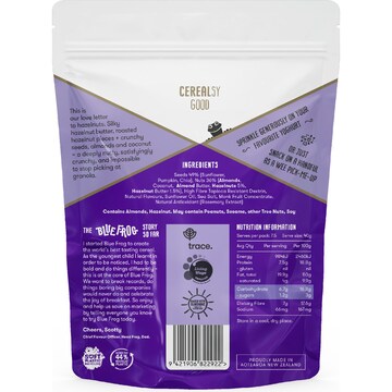 Blue Frog Double Roast Hazelnut Butter Granola 300g