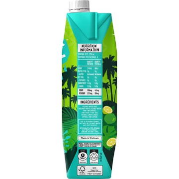 Raw C Coconut Water Lemon & Lime 1L