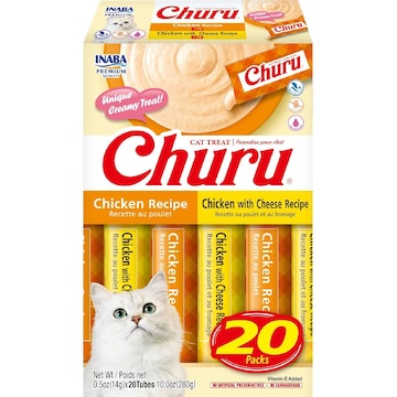Churu Puree Cat Treats Chicken Variety 14g x 20 pack