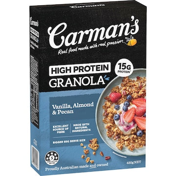 Carman's High Protein Granola Vanilla Almond & Pecan 450g
