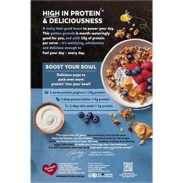 Carman's High Protein Granola Vanilla Almond & Pecan 450g