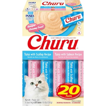 Churu Puree Cat Treats Tuna Variety 14g x 20 pack