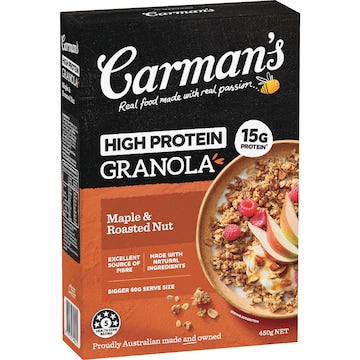 Carman's High Protein Granola Maple & Roasted Nuts 450g