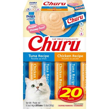 Churu Puree Cat Treats Tuna & Chicken 14g x 20 pack