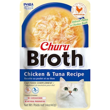 Churu Broth Wet Cat Food Chicken & Tuna 40g