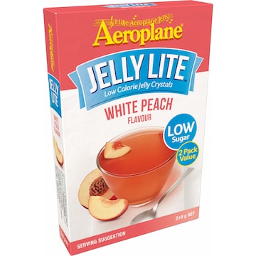 Aeroplane Jelly Lite Crystals White Peach 9g x 2 pack