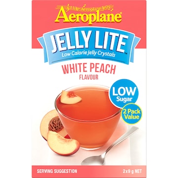 Aeroplane Jelly Lite Crystals White Peach 9g x 2 pack