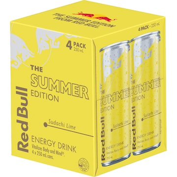 Red Bull Sudachi Lime Energy Drink 250mL x 4 pack