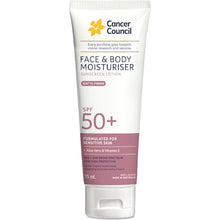 Cancer Council SPF 50+ Tinted Face Moisturiser Medium 75mL