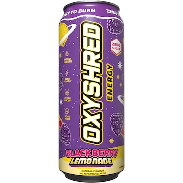 OxyShred Energy Drink Blackberry Lemonade 500mL