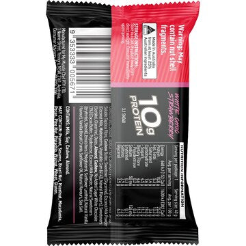 My Muscle Chef Protein Ball White Choc & Strawberry 40g