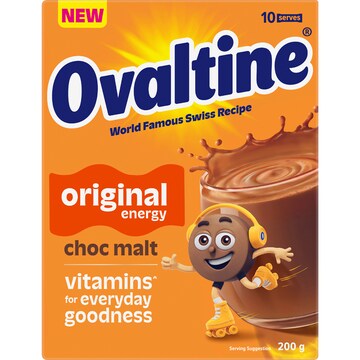Ovaltine Original Energy Choc Malt Sachets 10 pack