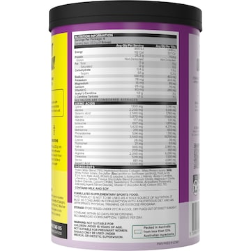 Muscle Nation Protein Water & Shred Powder Passionfruit 300g