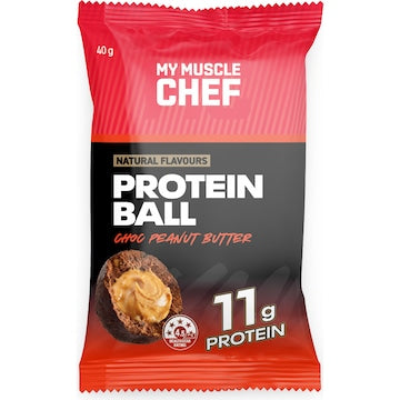 My Muscle Chef Protein Ball Choc Peanut Butter 40g